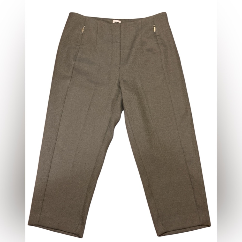 Anne Klein  Khaki Dress Capri Pants